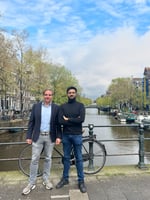 Struck Co founders Max van Riel and Nikhil Nagaraj